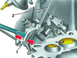 6.6.1 Регулировка частоты вращения пуска двигателя Audi 100