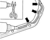 4.8.5 Снятие и установка поддона картера/замена уплотнительной прокладки поддона картера Audi A3