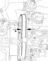 3.7 Проверка зубчатого ремня привода ГРМ на наличие повреждений, измерение износа Audi A3