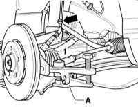 12.2.2 Снятие и установка амортизационной стойки и корпуса колесного подшипника Audi A3