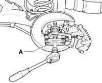 12.4.2  Снятие и установка подшипника колеса/узла ступицы Audi A3