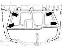 4.3 Снятие и установка нижней крышки двигательного отсека Audi A3