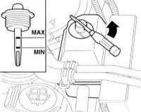 3.27 Проверка уровня жидкости системы гидроусиления руля Audi A3