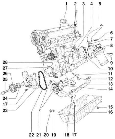 4.8.5 Снятие и установка поддона картера/замена уплотнительной прокладки поддона картера Audi A3