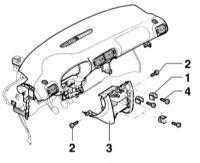 13.11 Снятие и установка центральной консоли Audi A3