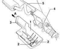 13.22 Снятие и установка крышки переднего сиденья Audi A3