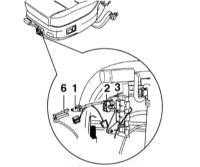 13.25 Подсоединение перемычки проводки подушки безопасности Audi A3