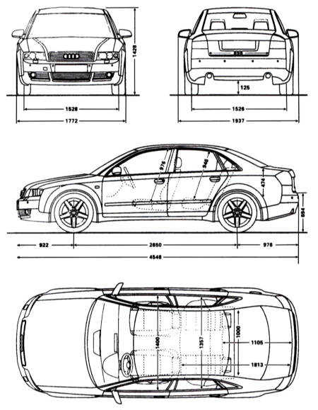 1.10.1 Органы управления и приёмы безопасной эксплуатации Audi A4