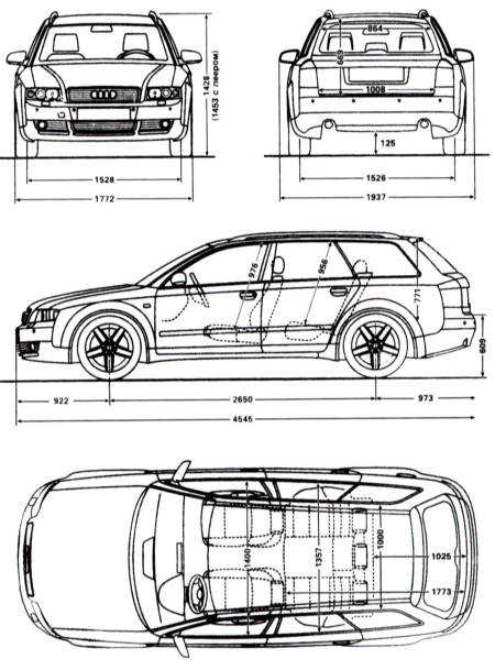1.10.1 Органы управления и приёмы безопасной эксплуатации Audi A4
