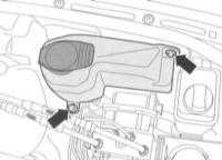 13.30 Снятие и установка резервуара жидкости стеклоомывателя/электродвигателя насоса Audi A4