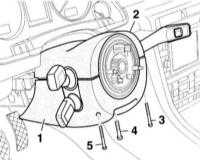 13.19 Снятие и установка подрулевого переключателя Audi A4