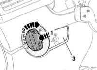 13.21 Снятие и установка переключателя света Audi A4