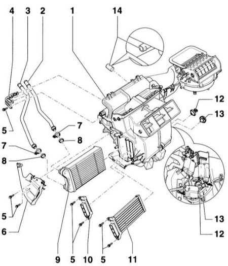 4.2.1 Системы вентиляции, отопления и кондиционирования воздуха Audi A4