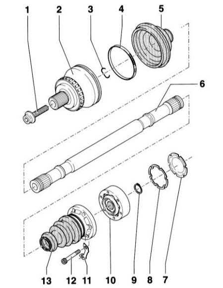 9.2.1 Приводные валы колёс Audi A4