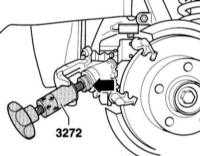 10.4 Снятие и установка колодок тормозных механизмов задних колёс Audi A4