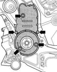 3.6.2 Снятие и установка зубчатого ремня, двигатели 1.9 л (AVB, AWX, AVF) Audi A4
