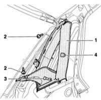 12.5.18 Снятие и установка облицовок (Седан) Audi A4