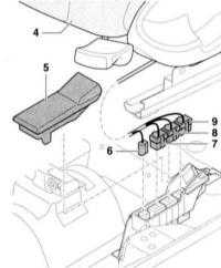 12.5.20 Снятие и установка переднего сиденья Audi A4