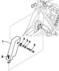 12.5.21 Снятие и установка заднего сиденья Audi A4
