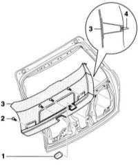 12.4.25 Снятие и установка облицовки двери задка (Универсал) Audi A4