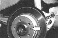 11.6 Снятие и установка тормозного диска заднего колеса BMW 3 (E46)