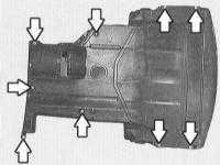 4.1.9 Снятие и установка нижней крышки двигательного отсека BMW 3 (E46)