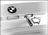 14.24 Замена ламп накаливания BMW 5 (E39)