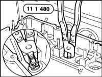 4.1.7 Снятие и установка клапанов BMW 5 (E39)