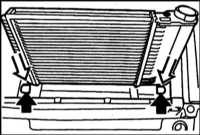 5.1.5 Снятие и установка радиатора BMW 5 (E39)