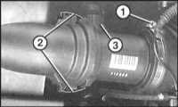 6.1.6 Снятие и установка корпуса воздушного фильтра и измерителя массы   воздуха BMW 5 (E39)