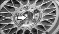 3.14 Колеса и шины. Ротация, замена, балансировка и уход. Снежные цепи.   “Секретки” колес. Устранение дрожания руля. BMW 5 (E39)