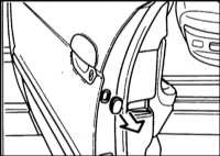 13.23 Снятие и установка наружной ручки двери BMW 5 (E39)