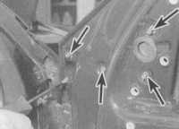 14.18 Снятие и установка дверных зеркал заднего вида и сопутствующих компонентов Citroen Xantia