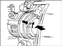 12.3 Замена колодок дисковых тормозных механизмов передних колес Citroen Xantia