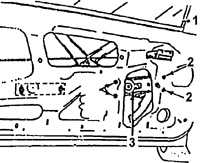 19.28.6 Стеклоподъемники передних дверей (кузов хетчбек) Daewoo Nexia