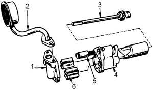 4.2.4 Снятие и установка масляного насоса Ford Escort
