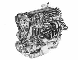 1.10.3 Двигатель 1,4 л Zetec 16V рабочим объемом1388 см3 и мощностью 55 кВт (75 л.с.)