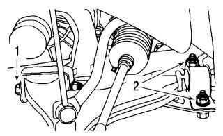 Крепление поперечной рулевой тяги к рулевому механизму и рычагу поперечной тяги