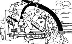 3.6.4 Удаление воздуха из топливной системы Ford Scorpio