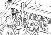 3.7.3 Проверка и ремонт головки блока цилиндров Ford Scorpio