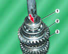 3.4.5 Разборка вторичного вала ГАЗ 3110