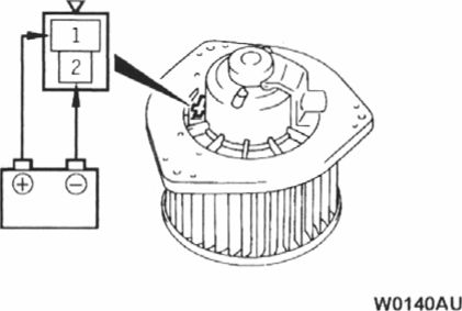 2. Электропривод вентилятора в сборе, электропривод переключения режима циркуляции воздуха в салоне. Hafei Princip
