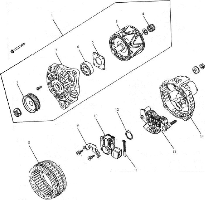  3. Установка и демонтаж системы зарядки аккумулятора. Hafei Princip