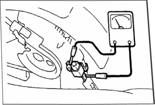  2). Проверка выключателя индикатора стояночного тормоза. Hafei Princip