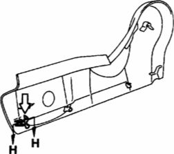 1. Демонтаж и установка водительского и пассажирского кресла. Hafei Princip