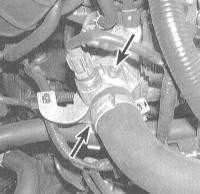 4.2 Проверка исправности функционирования и замена термостата Honda Accord
