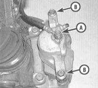 9.3  Снятие и установка суппортов дисковых тормозных механизмов Honda Accord