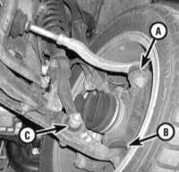 3.21 Осмотр компонентов подвески и рулевого привода, проверка состояния защитных чехлов приводных валов Honda Civic