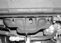 4.2.6 Снятие и установка выпускного коллектора Honda Civic