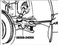 10.5 Поворотный кулак и ступица переднего колеса Hyundai Accent
